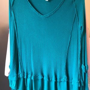 Free people Catalina long sleeve thermal top